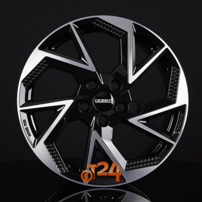 DEZENT Velgen - AP DARK - Schwarz Frontpoliert - 16 inch