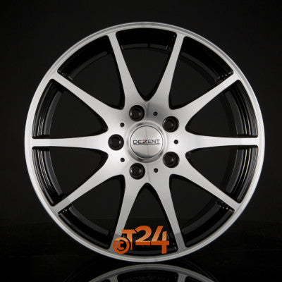 DEZENT Velgen - TI DARK - Black Polished Front - 17 inch