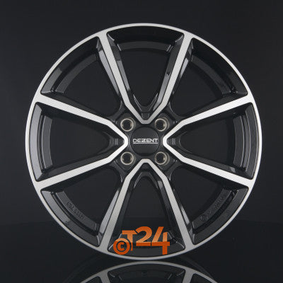 DEZENT Velgen - TN DARK - Schwarz Frontpoliert - 15 inch