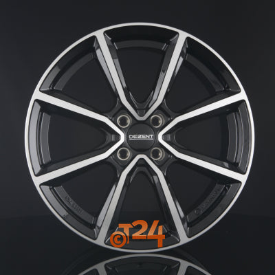 DEZENT Velgen - TN DARK - Schwarz Frontpoliert - 16 inch