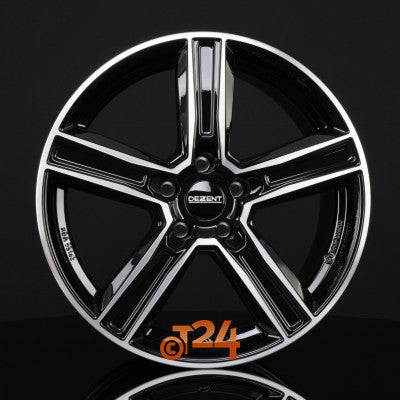 DEZENT Velgen - KG DARK - Schwarz Frontpoliert - 17 inch
