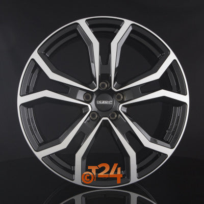 DEZENT Velgen - TV DARK - Schwarz Frontpoliert - 17 inch
