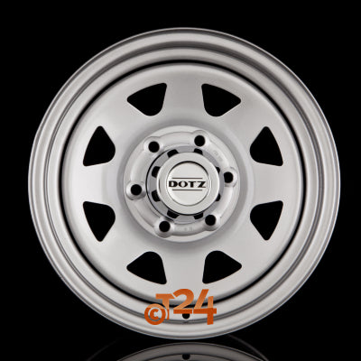 DOTZ Velgen - DAKAR - Ohne Zubehor Zilver - Offroad Stalen Velg - 17 inch