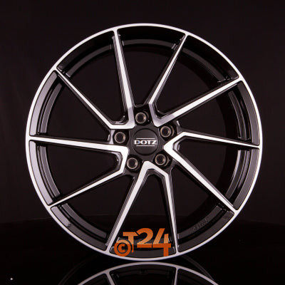 DOTZ Velgen - SPA DARK - Schwarz Glanzend Frontpoliert - 18 inch
