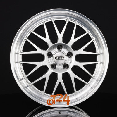 DOTZ Velgen - BILBAO BLAZE - Silber Gepolijste Velgrand - 17 inch