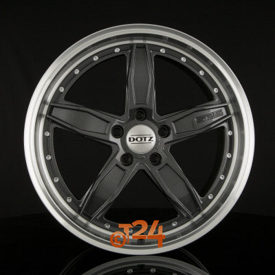 DOTZ Velgen - SP5 DARK - Gunmetal Polished Lip - 20 inch