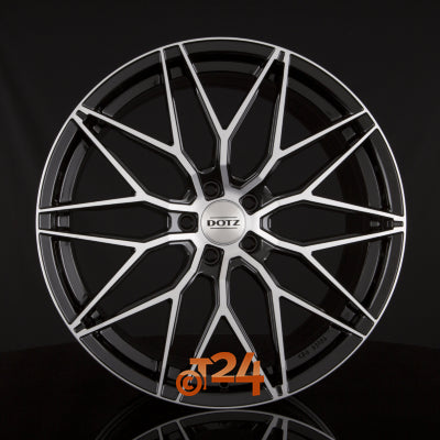 DOTZ Velgen - SUZUKA DARK - Schwarz Frontpoliert - 19 inch
