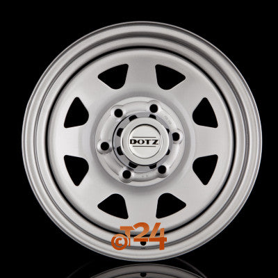 DOTZ Velgen - DAKAR - Ohne Zubehor Zilver - Offroad Stalen Velg - 16 inch