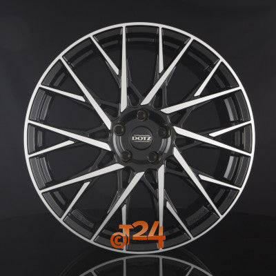 DOTZ Velgen - FUJI DARK - Schwarz Frontpoliert - 19 inch