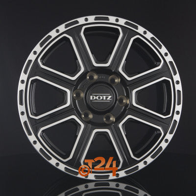 DOTZ Velgen - KALAHARI DARK - Schwarz Poliert - 17 inch