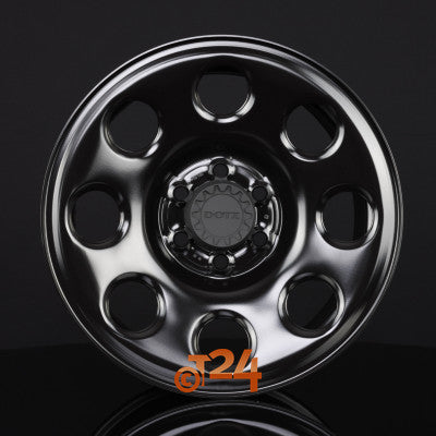 DOTZ Velgen - OUTLAND BLACK (Stalen Velg) - Schwarz Matt - 18 inch