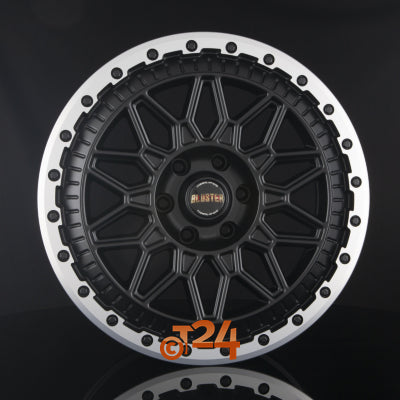 FONDMETAL Velgen - BLUSTER Matt Black Machined Lip - 18 inch