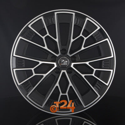 FONDMETAL Velgen - 1972 Glossy Black Machined - 21 inch