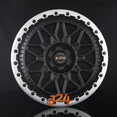 FONDMETAL Velgen - BLUSTER Matt Black Machined Lip - 18 inch