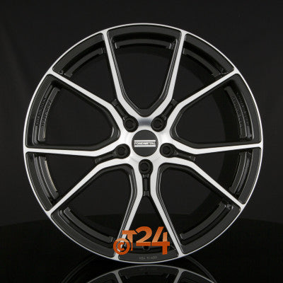 FONDMETAL Velgen - STC-45 Glossy Black Machined - 20 inch