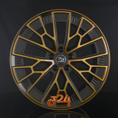 FONDMETAL Velgen - 1972 Glossy Black Bronze Machined - 19 inch