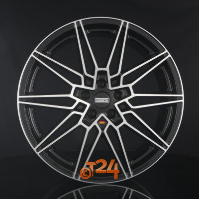FONDMETAL Velgen - THOE Glossy Black Machined - 18 inch