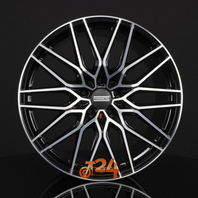 FONDMETAL Velgen - CRATOS Glossy Black Machined - 22 inch