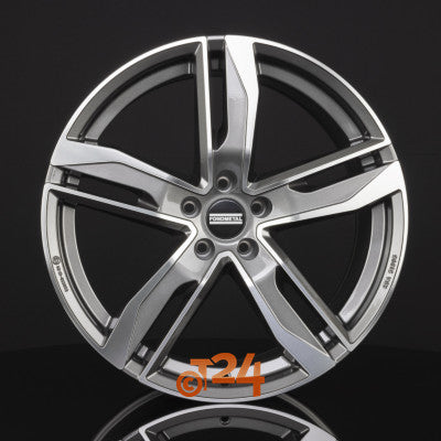 FONDMETAL Velgen - HEXIS Glossy Titanium Machined - 18 inch