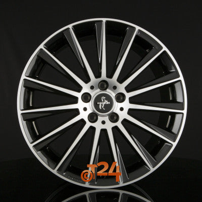 KESKIN Velgen - KT18 TURBO Black Front Polish (BFP) - 22 inch