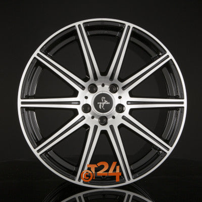 KESKIN Velgen - KT16 DYNAMIC Black Front Polished (BFP) - 19 inch
