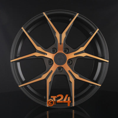 KESKIN Velgen - KT19N Matt Black Front Copper - 19 inch