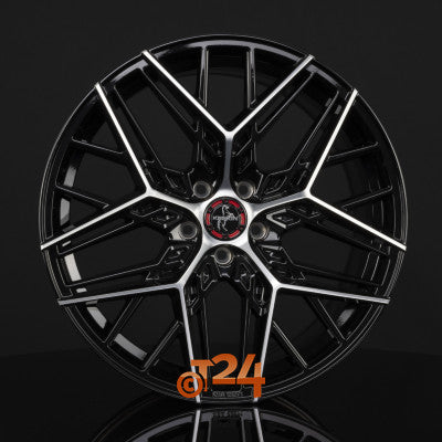 KESKIN Velgen - KT25 Black Front Polish (BFP) - 19 inch