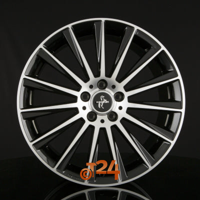 KESKIN Velgen - KT18 TURBO Black Front Polish (BFP) - 18 inch