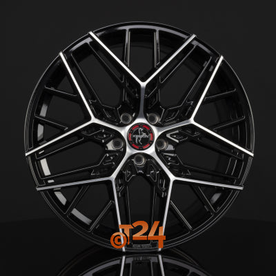 KESKIN Velgen - KT25 Black Front Polish (BFP) - 20 inch