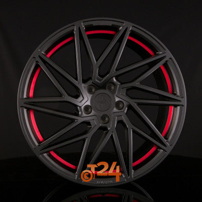 KESKIN Velgen - KT20 FUTURE Matt Black Red Inside (MBRI) - 19 inch