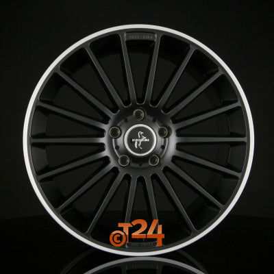 KESKIN Velgen - KT15 SPEED Matt Black Lip Polished (MBLP) - 19 inch