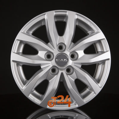 MAK Velgen - LOAD 5 Silver - 16 inch