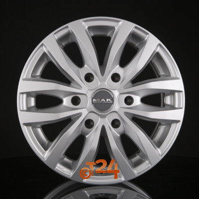 MAK Velgen - LOAD 6 Silver - 16 inch