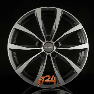 MAK Velgen - WOLF Gun Metal Mirror Face - 20 inch