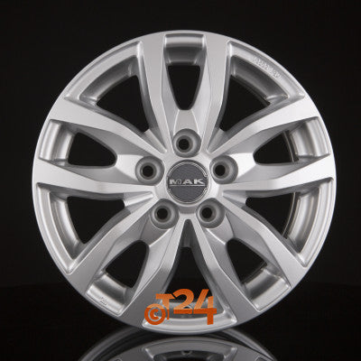 MAK Velgen - LOAD 5 Silver - 16 inch