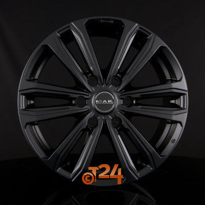 MAK Velgen - SAFARI 6 Matt Black - 18 inch