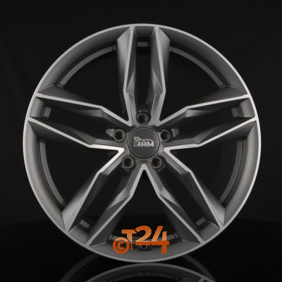 MAM Velgen - MAM RS3 Matt Palladium Front Polish  - 20 inch
