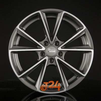 MAM Velgen - MAM A5 Palladium Front Polished  - 19 inch