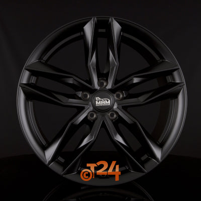 MAM Velgen - MAM RS3 Matt Black Painted  - 18 inch