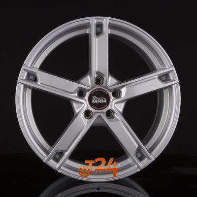 MAM Velgen - MAM W4 Silver Painted  - 18 inch