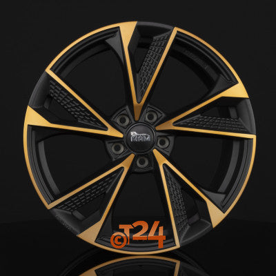 MAM Velgen - MAM RS6 Matt Black Front Copper  - 18 inch