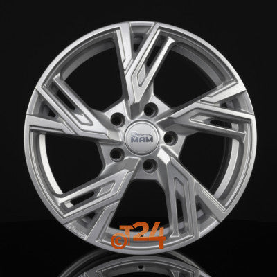 MAM Velgen - MAM RS5 Silver Painted  - 16 inch