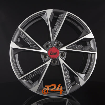 MAM Velgen - MAM RS6 Palladium Front Polish  - 19 inch