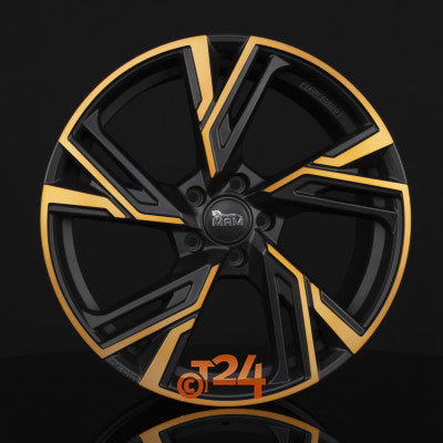 MAM Velgen - MAM RS5 Matt Black Front Copper  - 19 inch