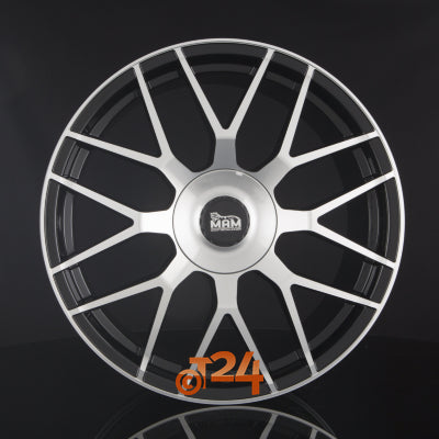 MAM Velgen - MAM GT1 Black Front Polish  - 19 inch