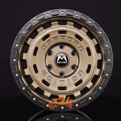 MOTEC Velgen - R-CROSS (MOF1) Matt Bronze Ring Matt Schwarz - 18 inch