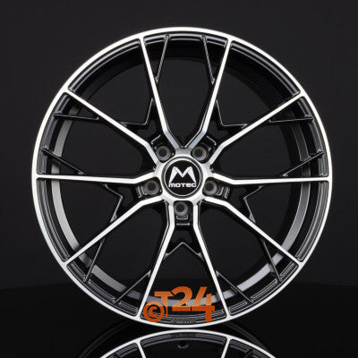 MOTEC Velgen - BLAZE (MCR7) Schwarz Matt Poliert - 19 inch
