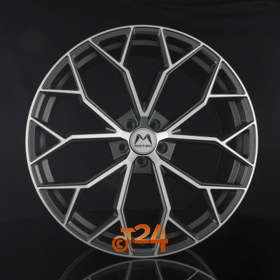MOTEC Velgen - BULL (MCT17) Grau Poliert - 19 inch
