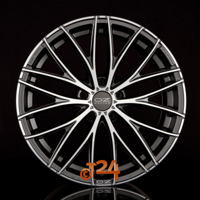 OZ Velgen - ITALIA 150 Matt Dark Graphite Diamond Cut - 17 inch
