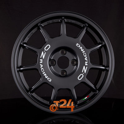 OZ Velgen - LEGGENDA Matt Black + White Lettering - 17 inch